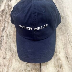 Peter Millar Dark Blue Cotton Cap